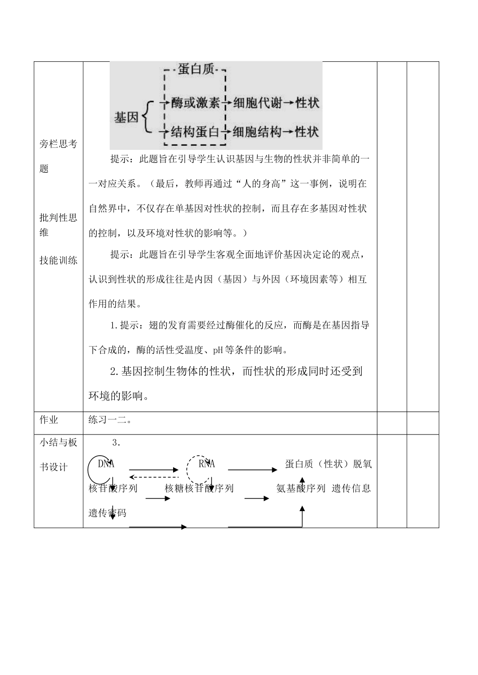 高一生物必修2 基因对形状的控制_第3页