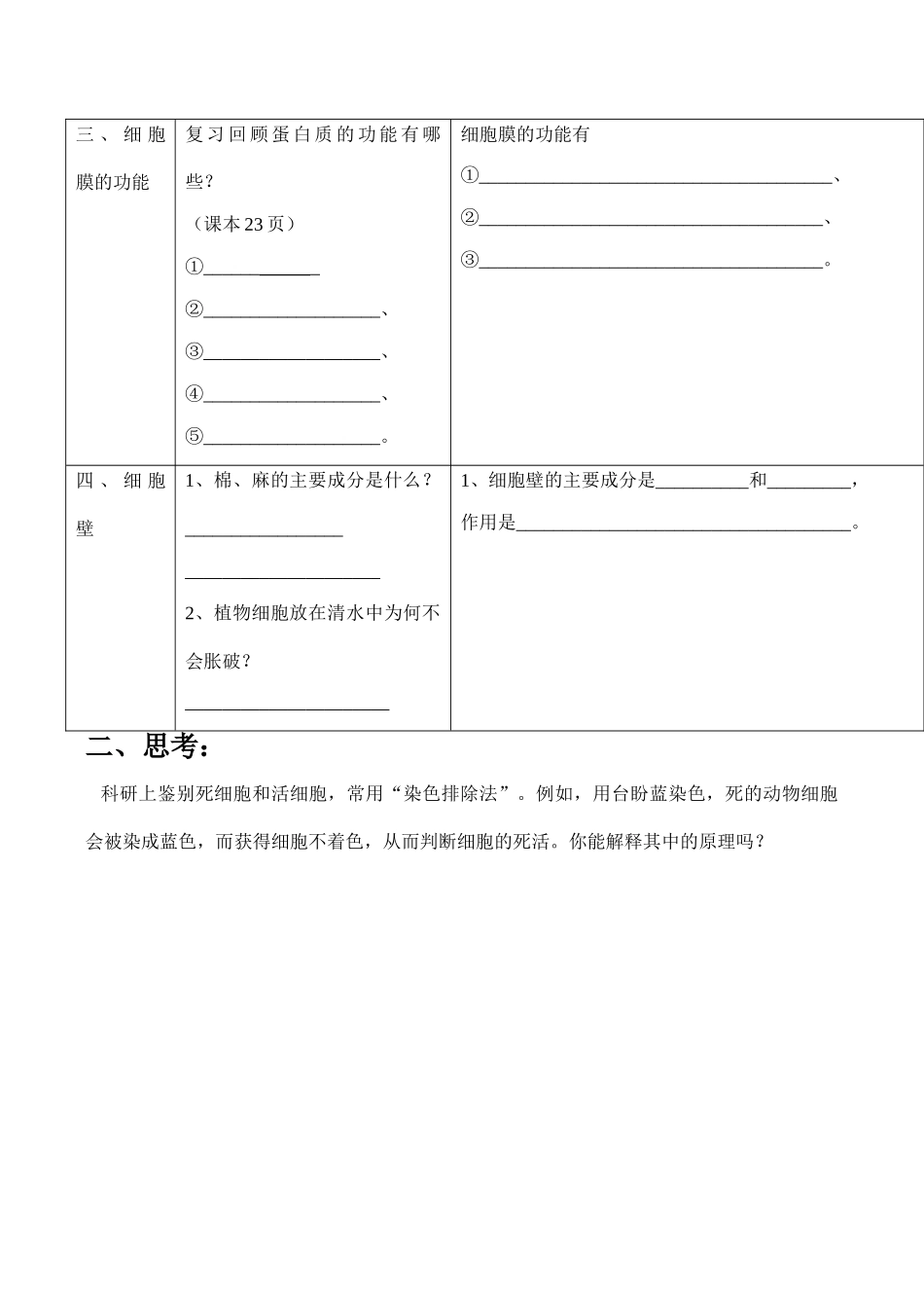 高一生物必修1 细胞膜——系统的边界_第2页