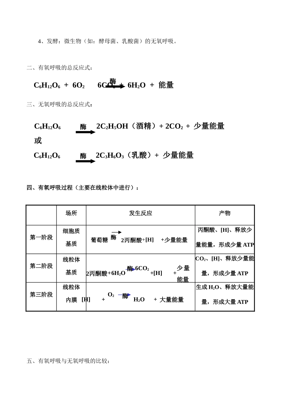 高一生物必修1 第五章 细胞的能量供应和利用_第3页