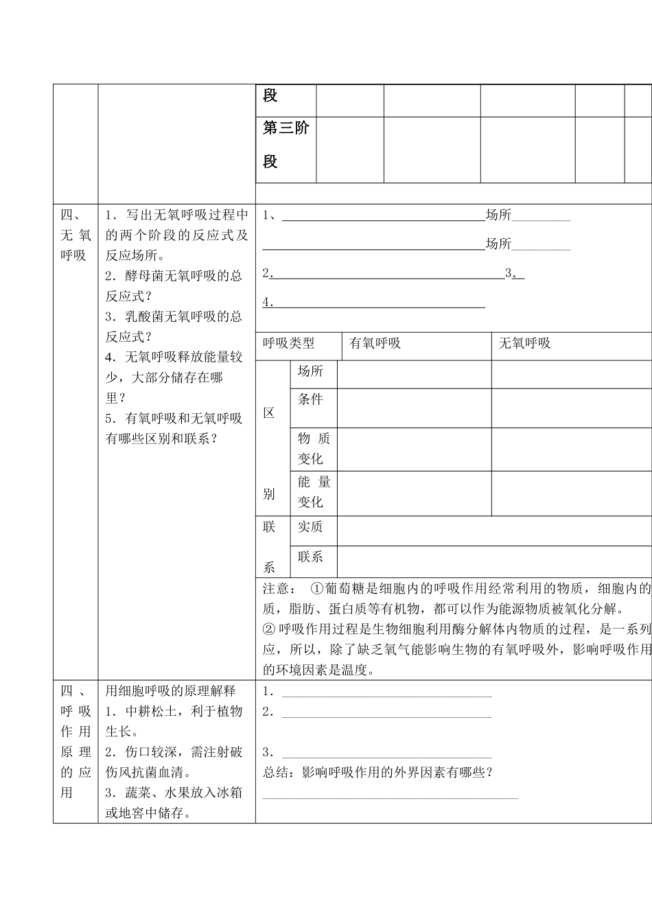 高一生物必修1 ATP的主要来源-----细胞呼吸_第2页