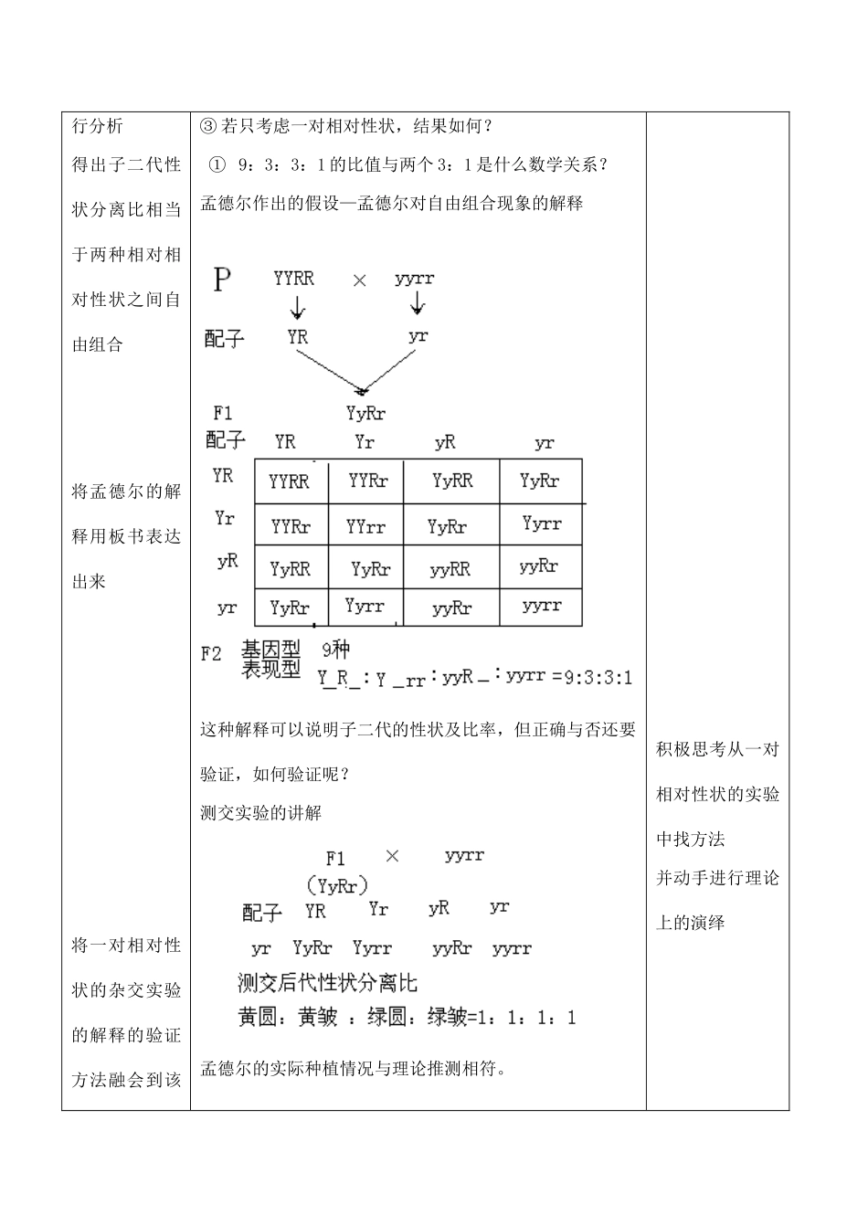 高一生物 遗传因子的发现（二）_第2页