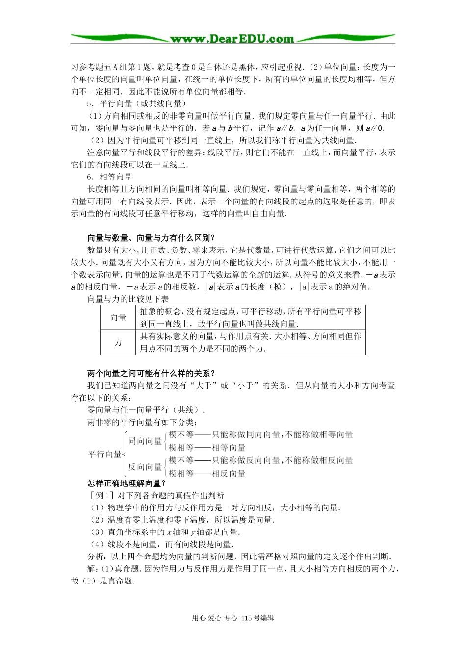 高一数学向量 向量的加法和减法教案_第2页