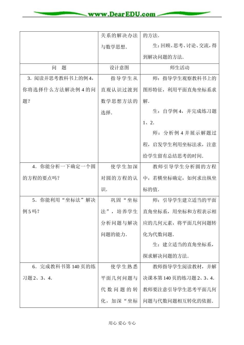 高一数学 直线与圆的方程的应用教案_第2页