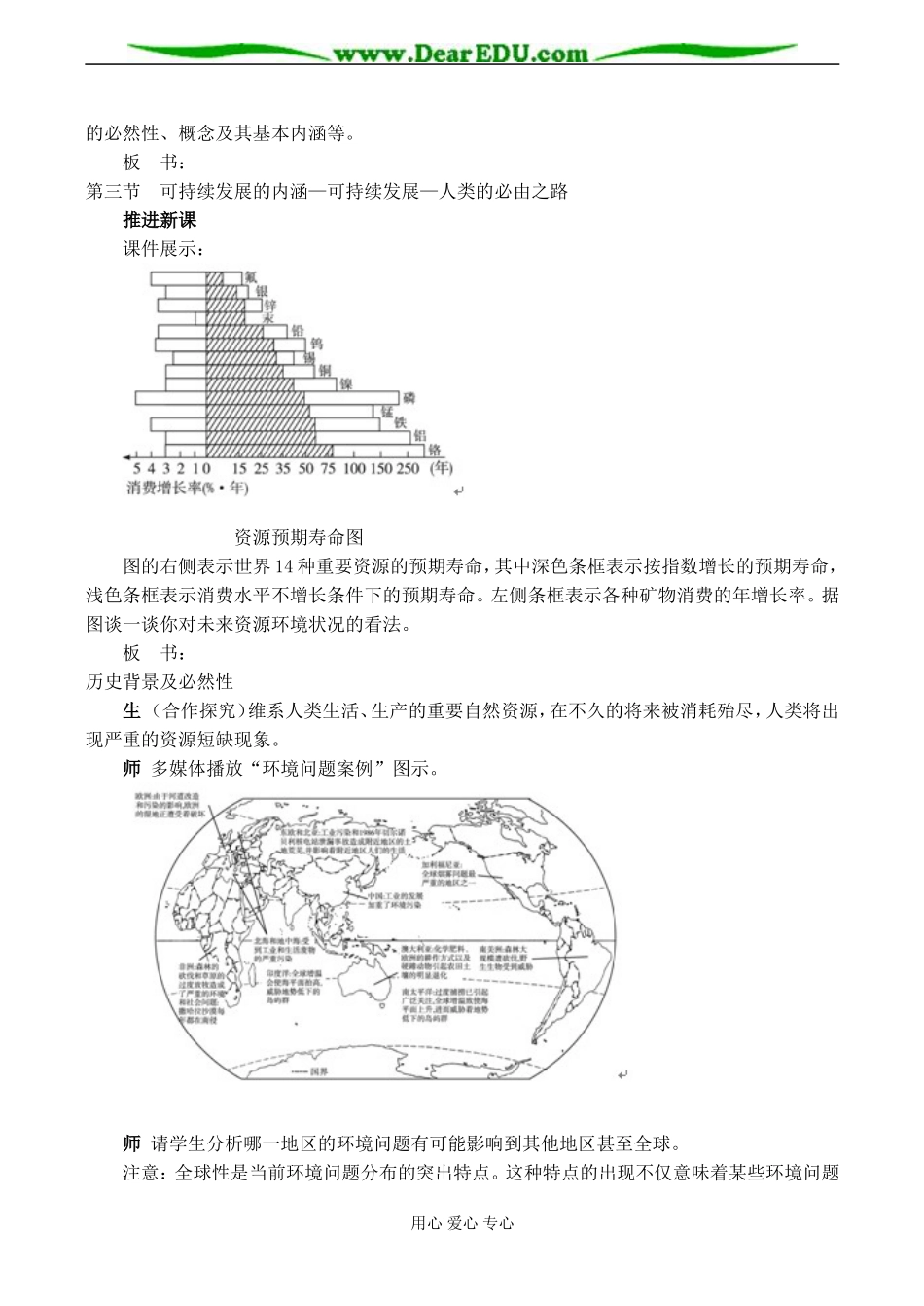 高一地理必修1 第三节 可持续发展的基本内涵-湘教版_第2页
