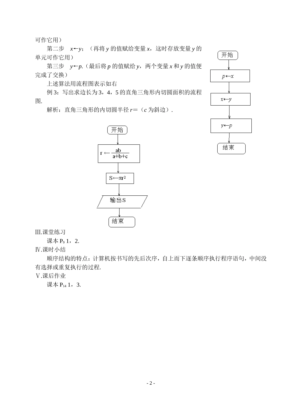 第二课时  流程图（一）_第2页