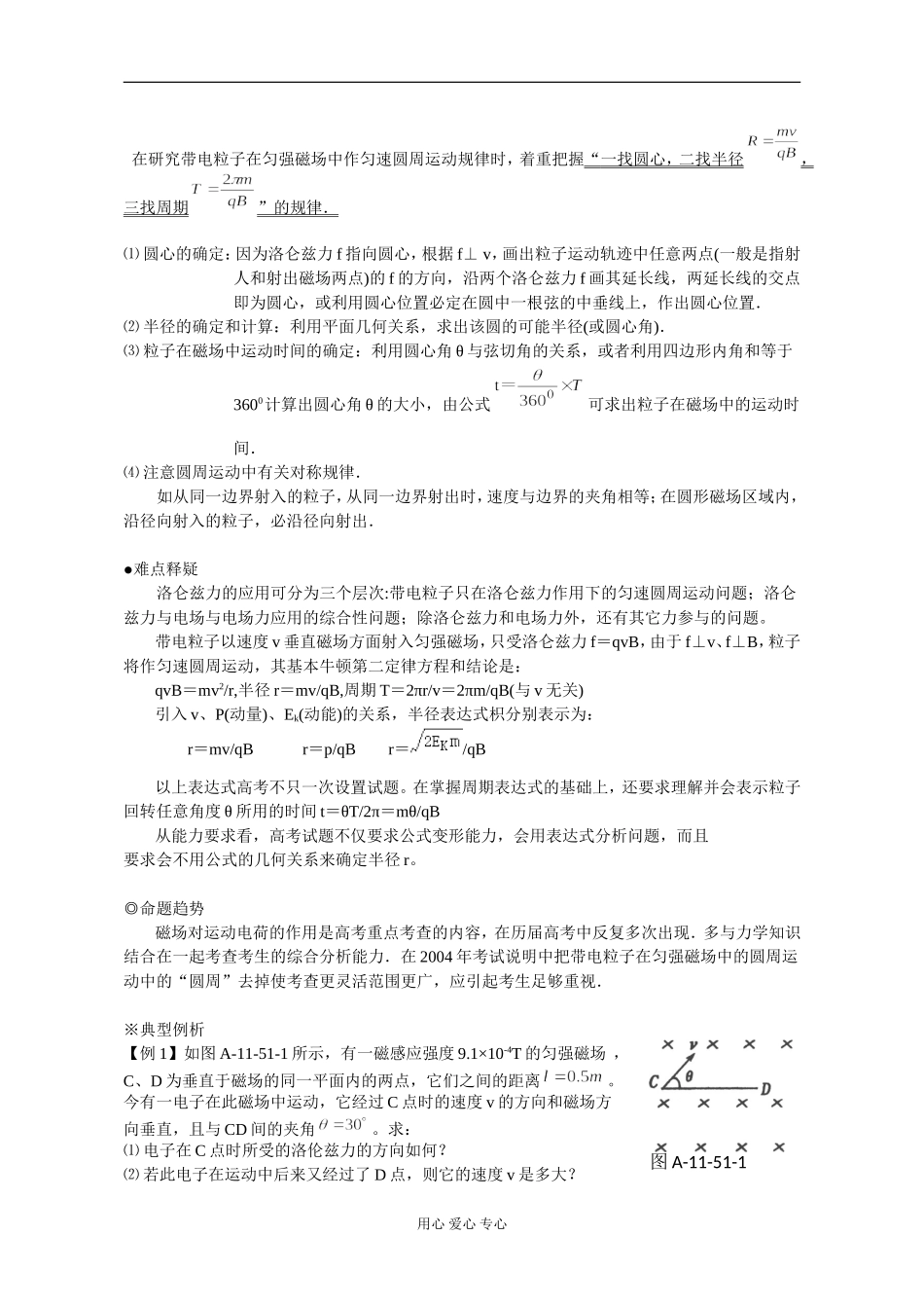 第九章 磁场（第二节 磁场对运动电荷的作用）_第2页