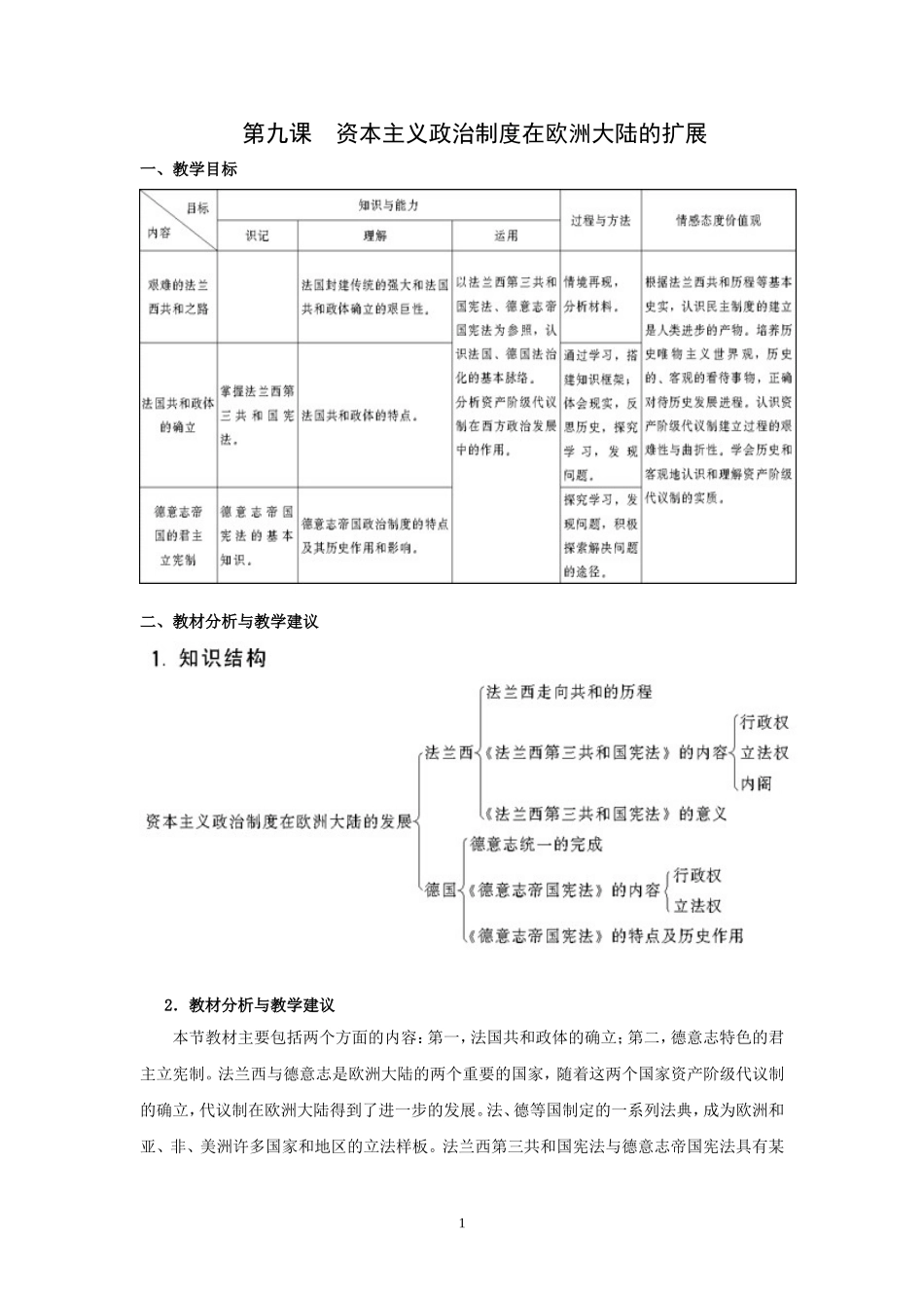 第9课资本主义政治制度在欧洲大陆的扩展_第1页