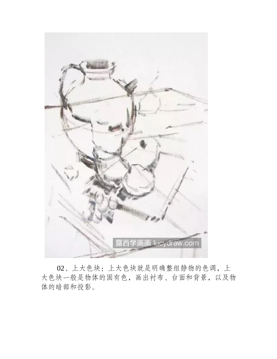 黄色调水粉静物怎么画_绘画步骤有哪些_水粉画教程_第2页