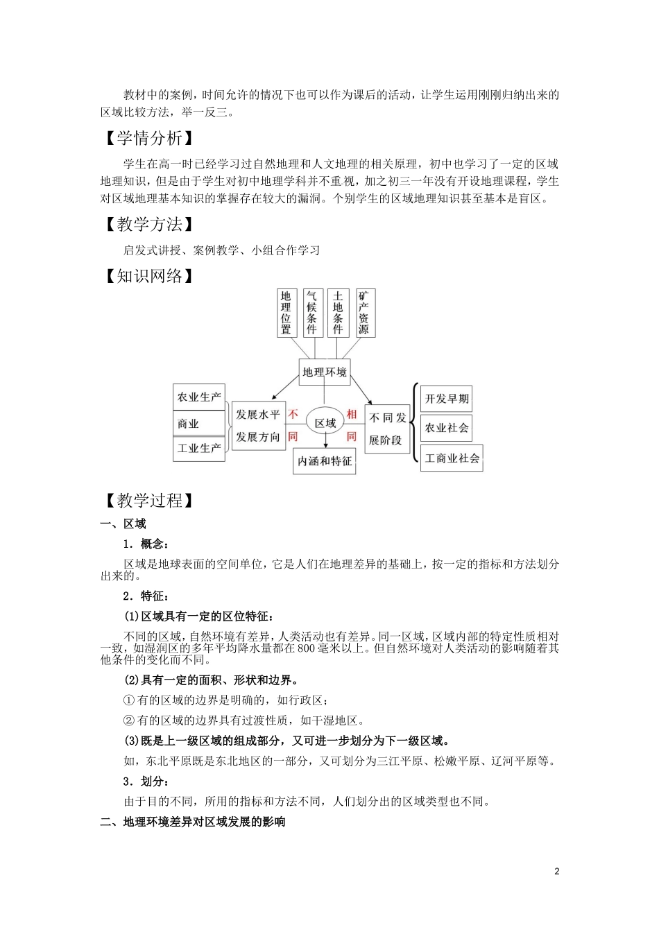 第1讲  地理环境对区域发展的影响_第2页