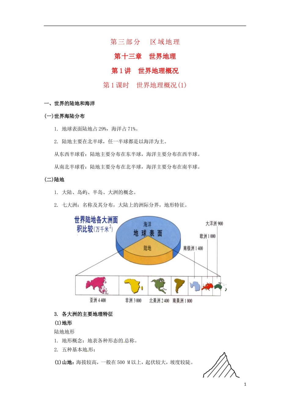第1讲  世界地理概况_第1页