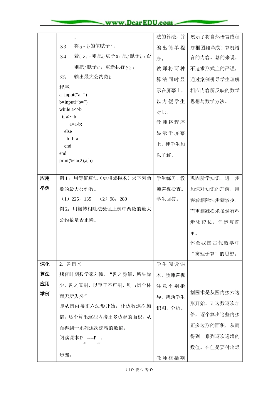 北师大版高中数学必修3中国古代数学中的算法案例_第3页