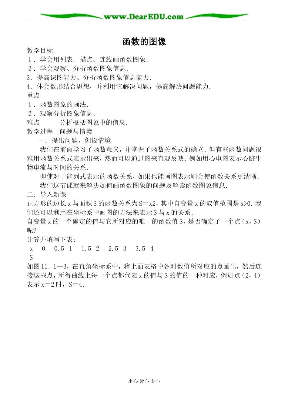 北师大必修4高中数学函数的图像1_第1页