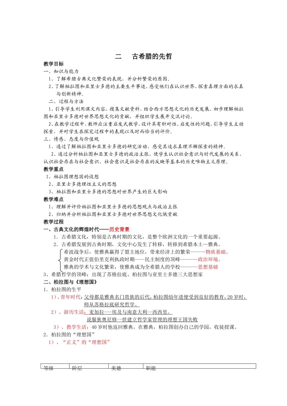 东西方的先哲全套教案人民版_第3页