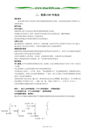 二、美国1787年宪法