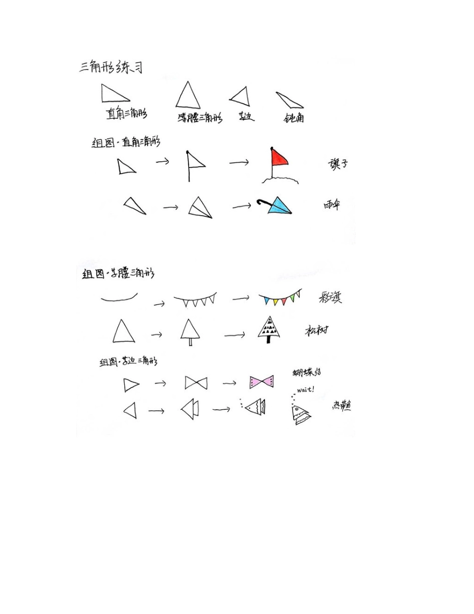 简笔画基础入门：从圆形三角形开始简笔画教程9_第2页