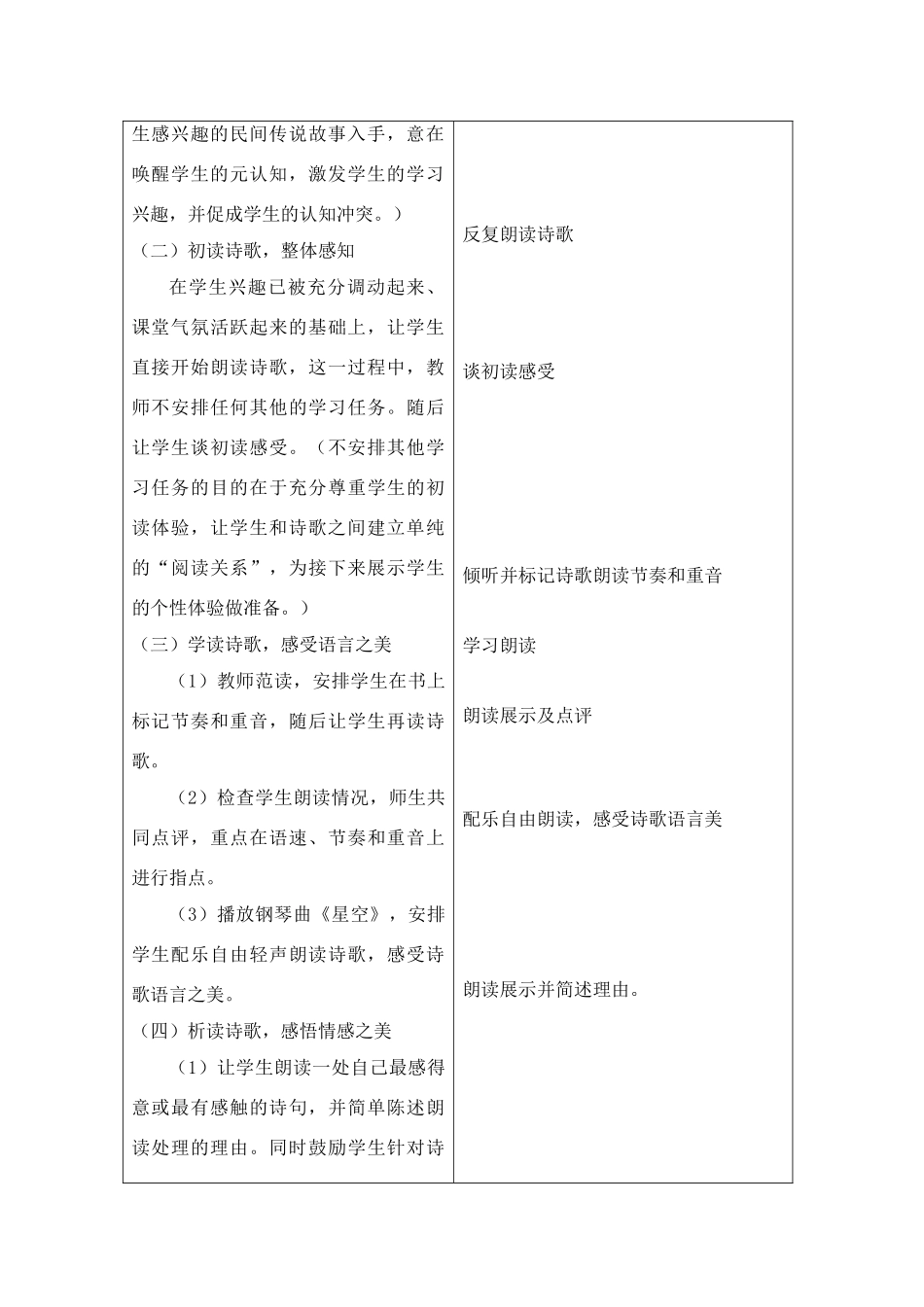 七年级语文上册《天上的街市》教学设计 苏教版教材_第2页