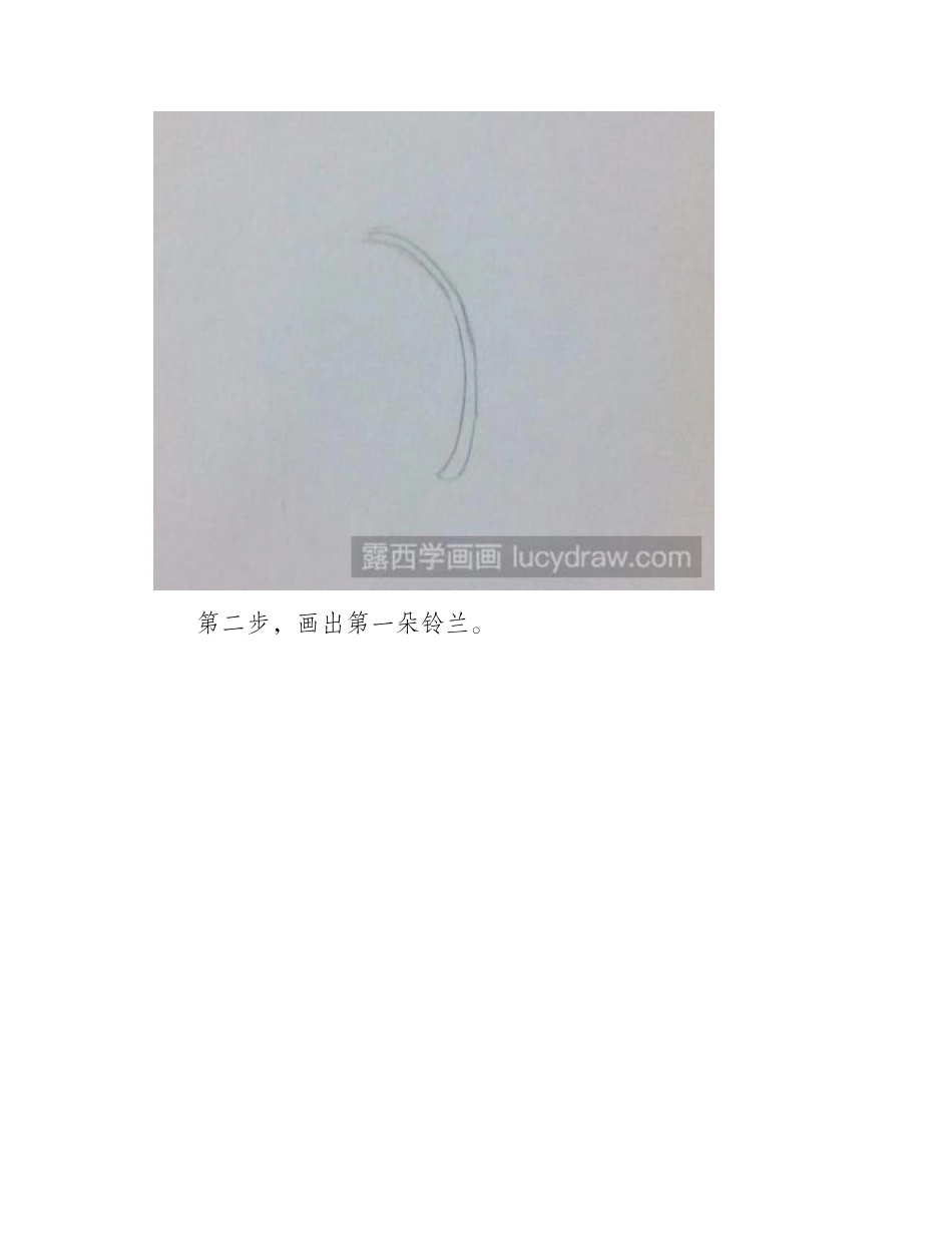 简笔画教程：教你画铃兰简笔画教程_第2页