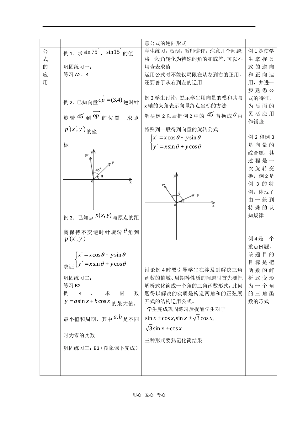 高中数学：3.1.2《两角和与差的正弦》教案2（新人教A版必修4）_第2页