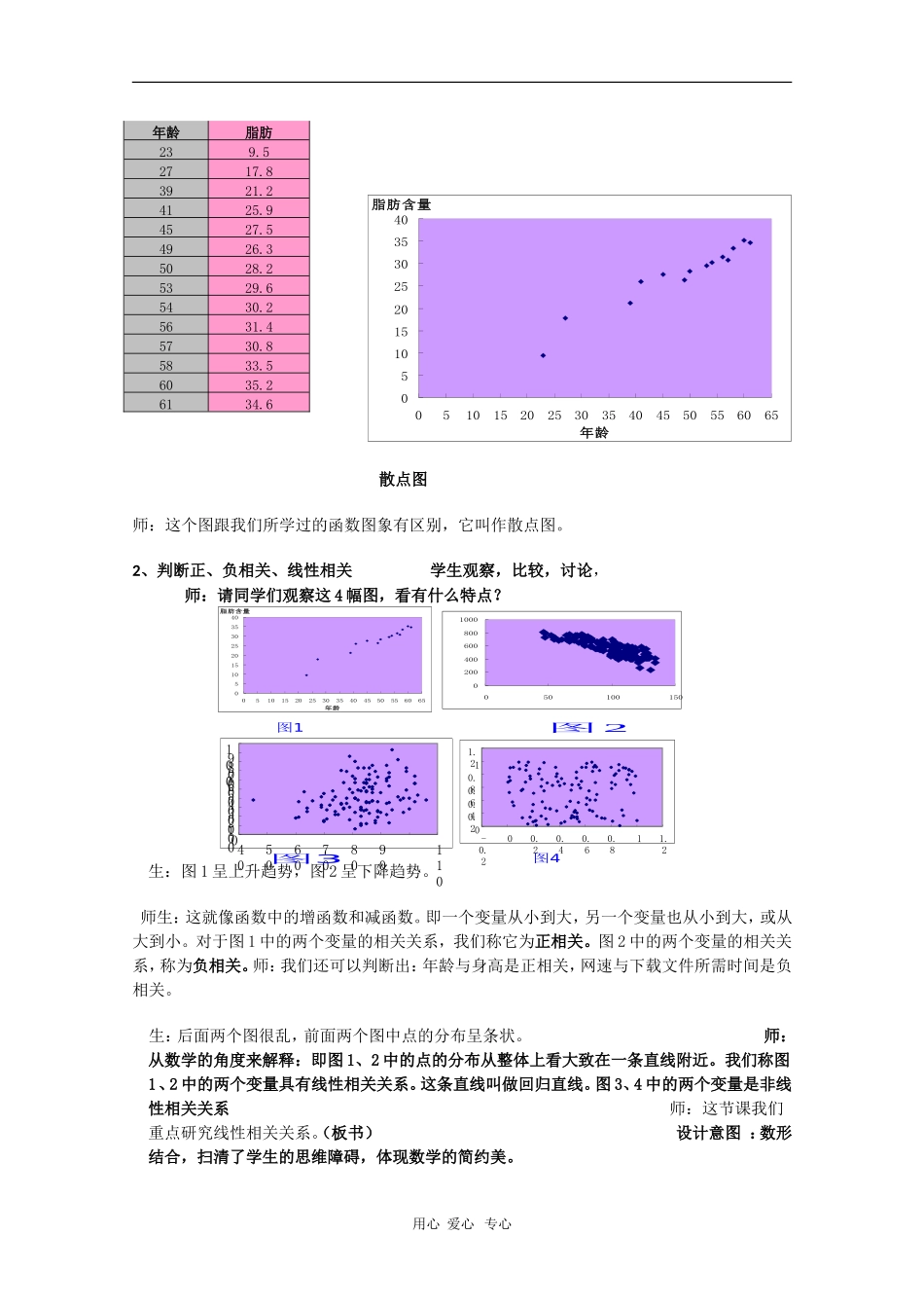 高中数学：2.3.1《变量间的相关关系》教案（2）（新人教B版必修3）_第3页