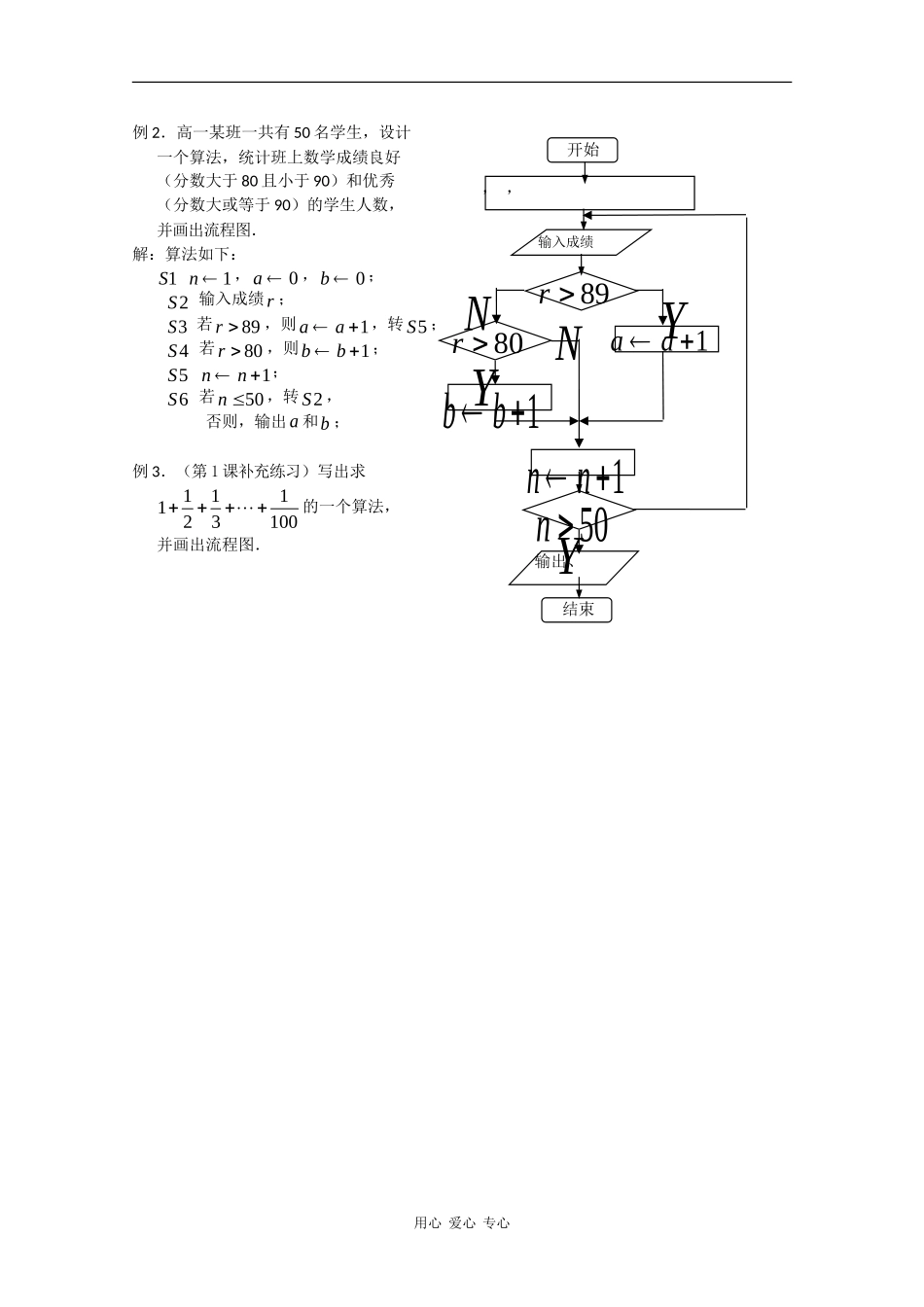 高中数学：1.2 流程图复习课 教案 苏教版必修3_第2页
