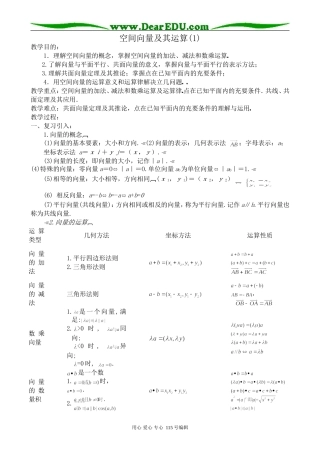 高中数学第一册(上)空间向量及其运算(1)