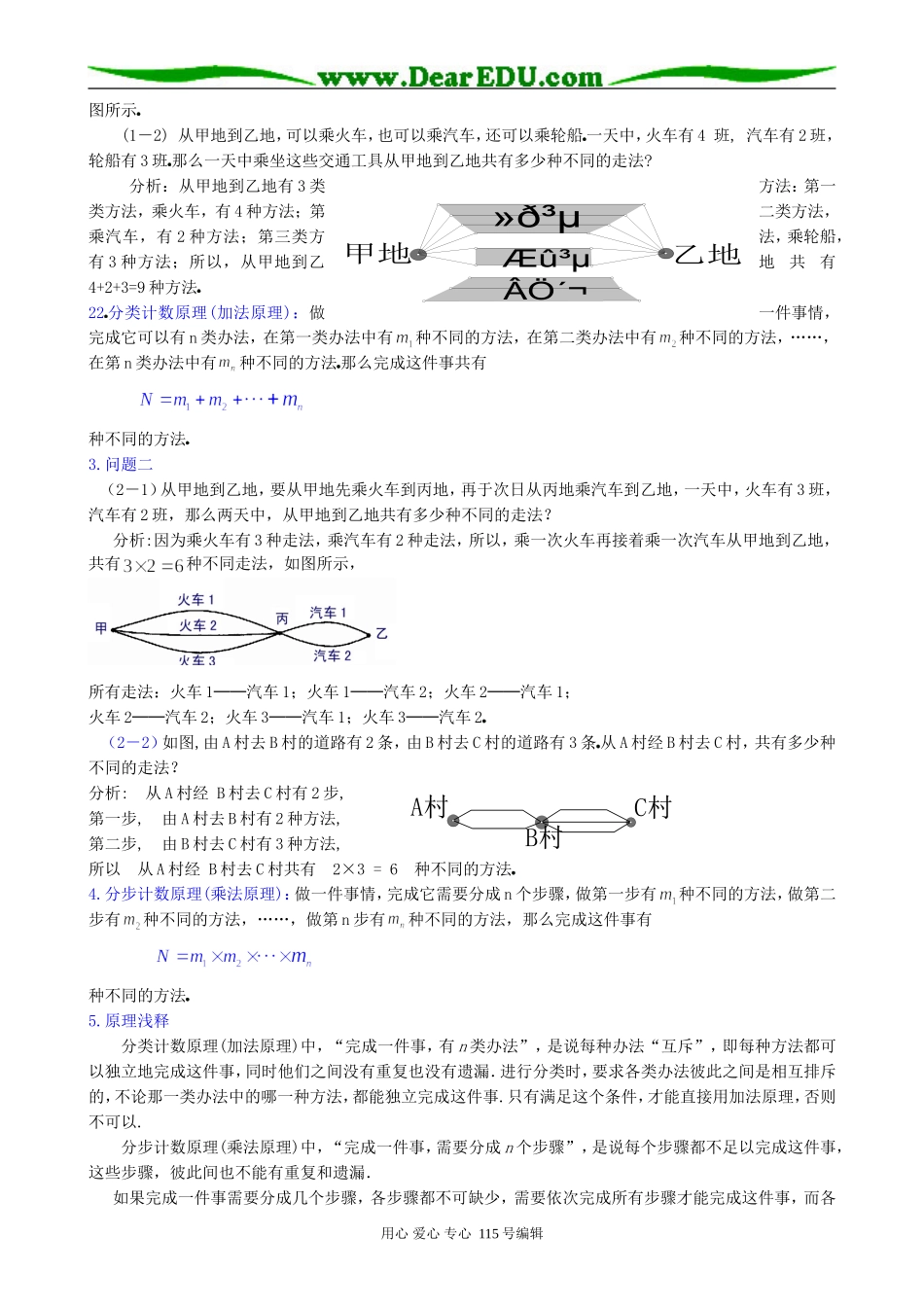 高中数学第一册(上)加法原理和乘法原理 (一)_第2页