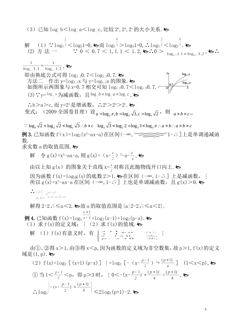 高中数学第6讲  对数与对数函数(教案）新人教版必修1_第3页