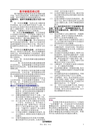 高中数学知识精要 1.思维方法教案 新人教A版