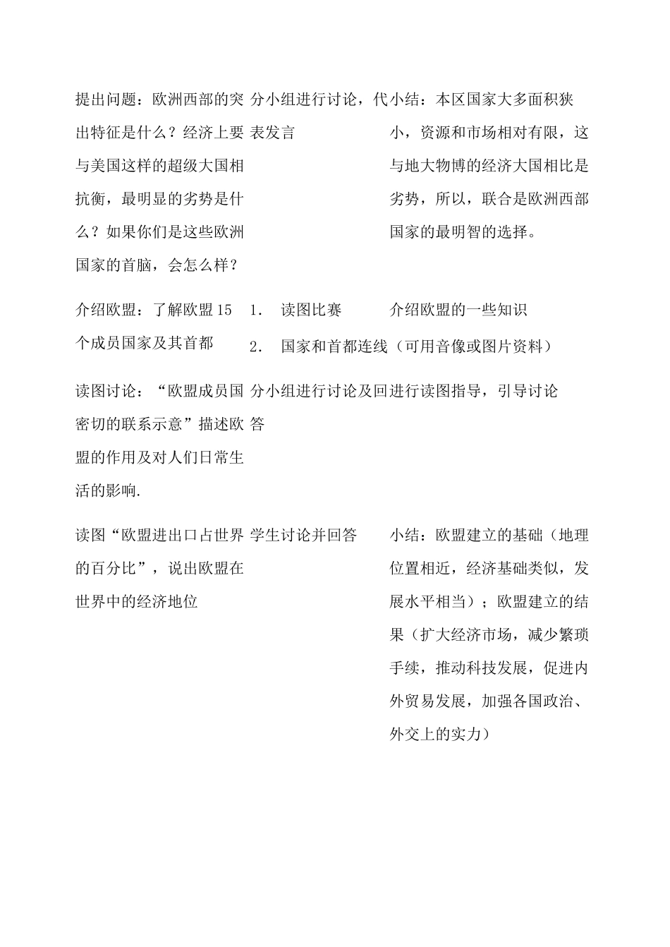 第八章第二节 欧洲西部  教学设计_第2页