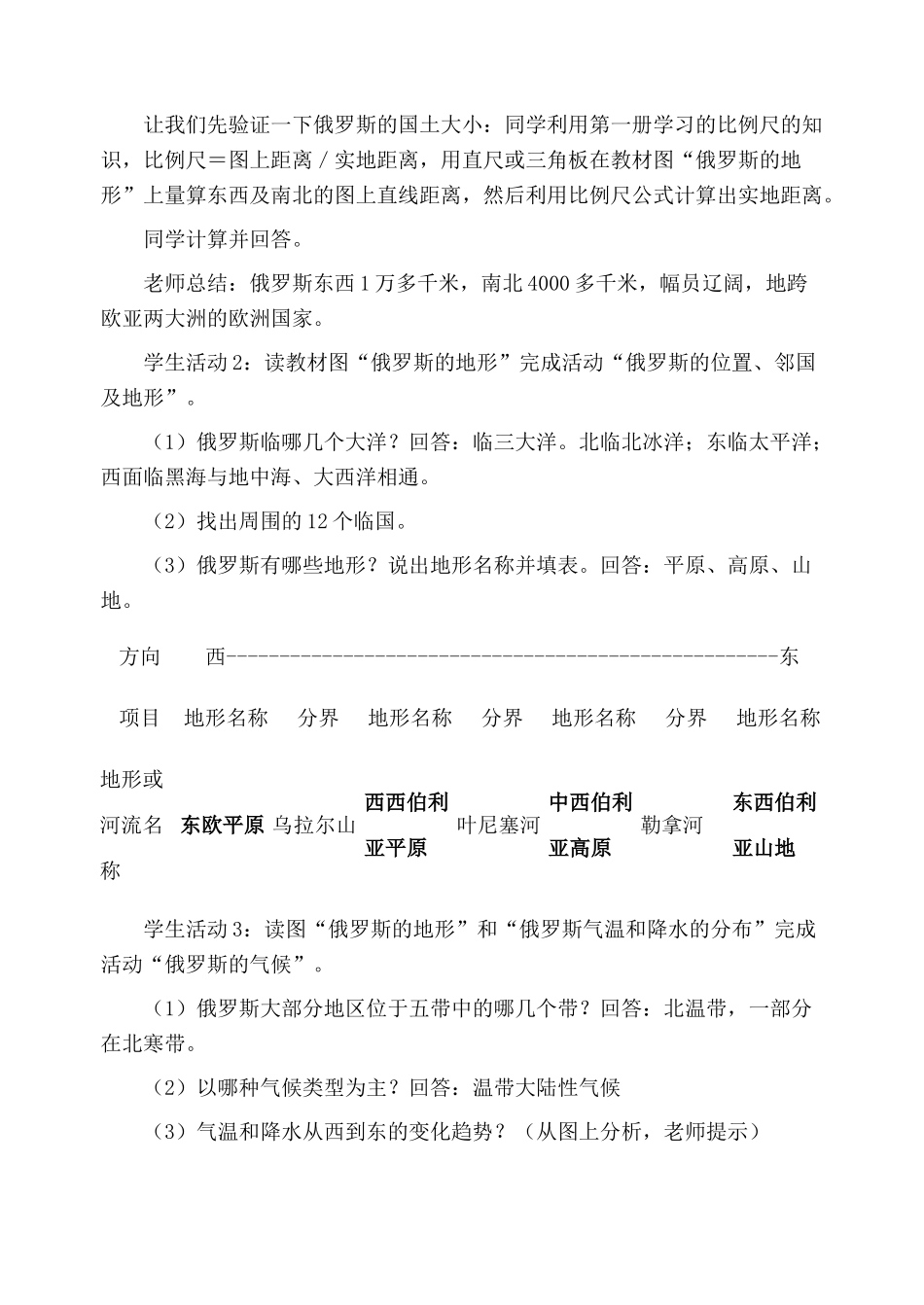 第七章第四节  俄罗斯_第2页