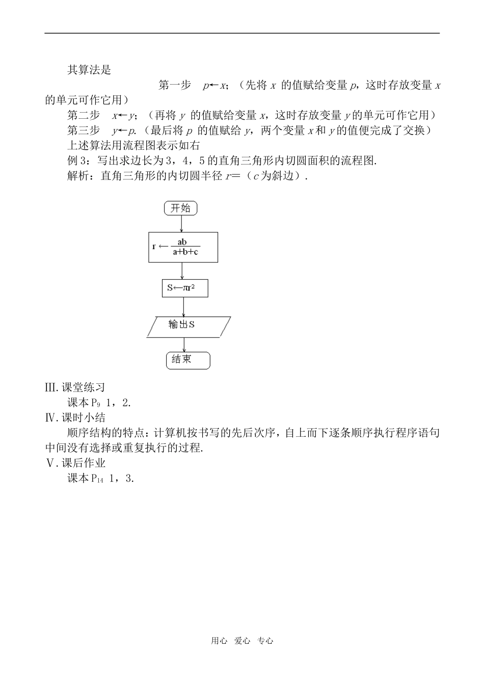 高中数学流程图 1苏教版必修3_第2页