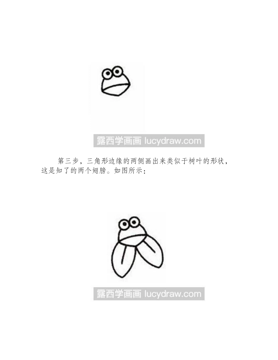 简笔画教程：知了怎么画简笔画教程_第2页