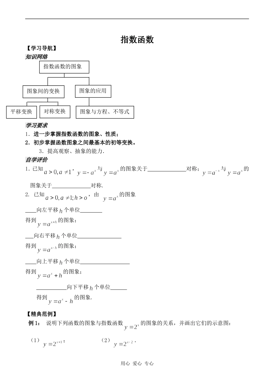 高中数学指数函数苏教版必修一_第1页