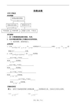 高中数学指数函数苏教版必修一