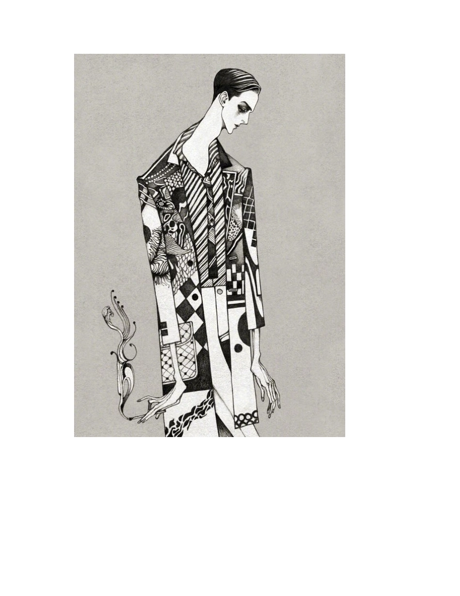 韩国插画师JinyoungShin作品骨感美赏析插画作品2_第2页