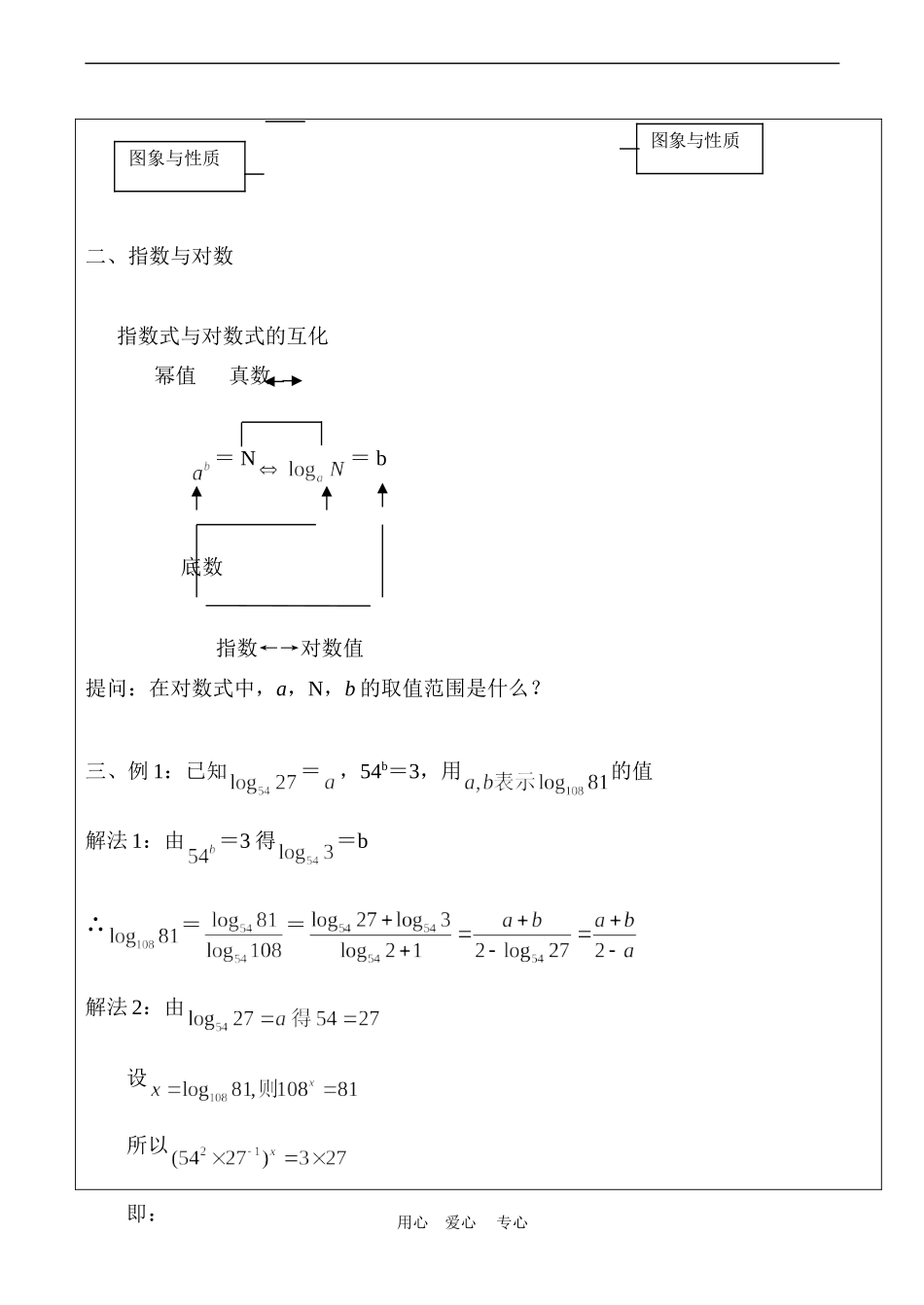高中数学基本初等函数回顾与复习教案新人教版1_第2页