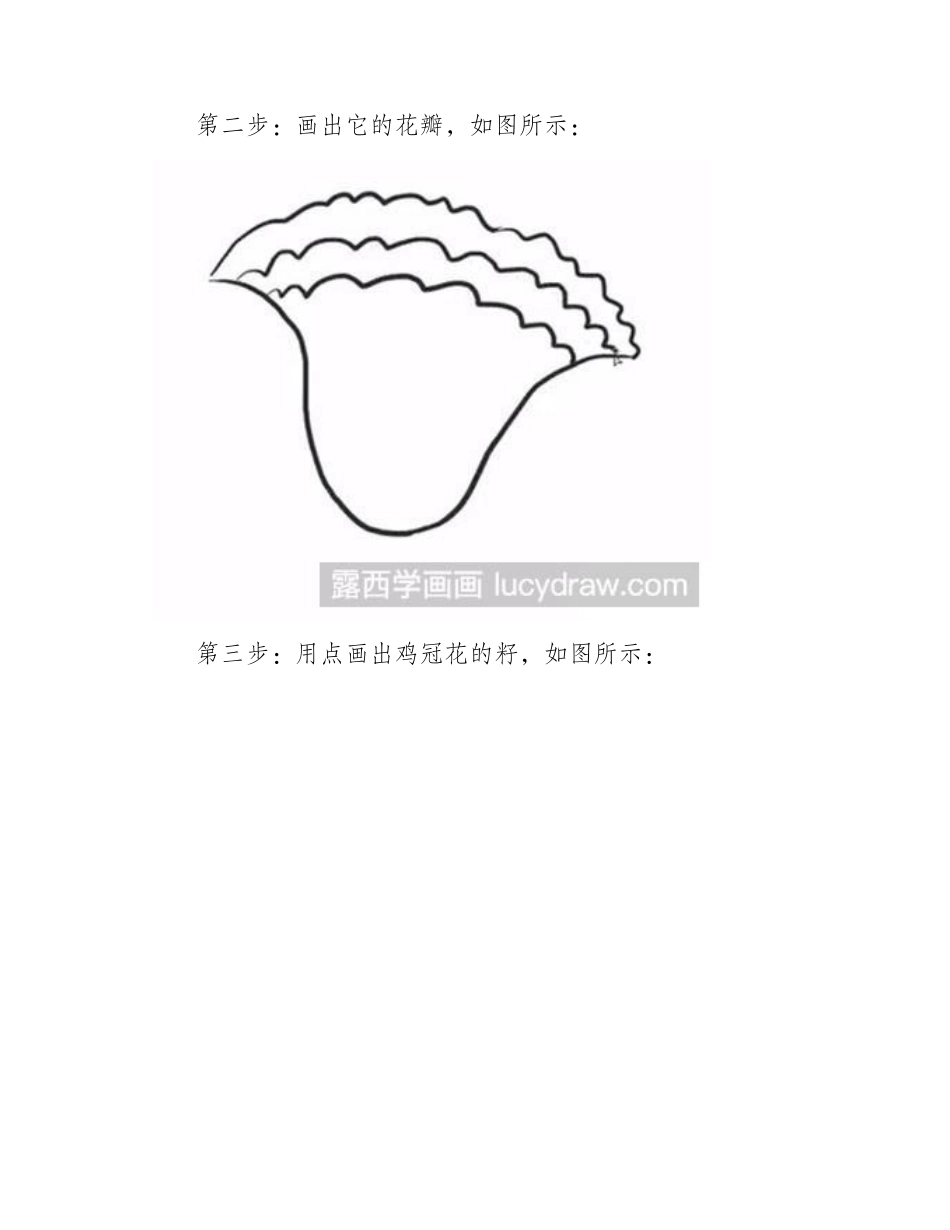 简笔画鸡冠花怎么画简笔画教程_第2页