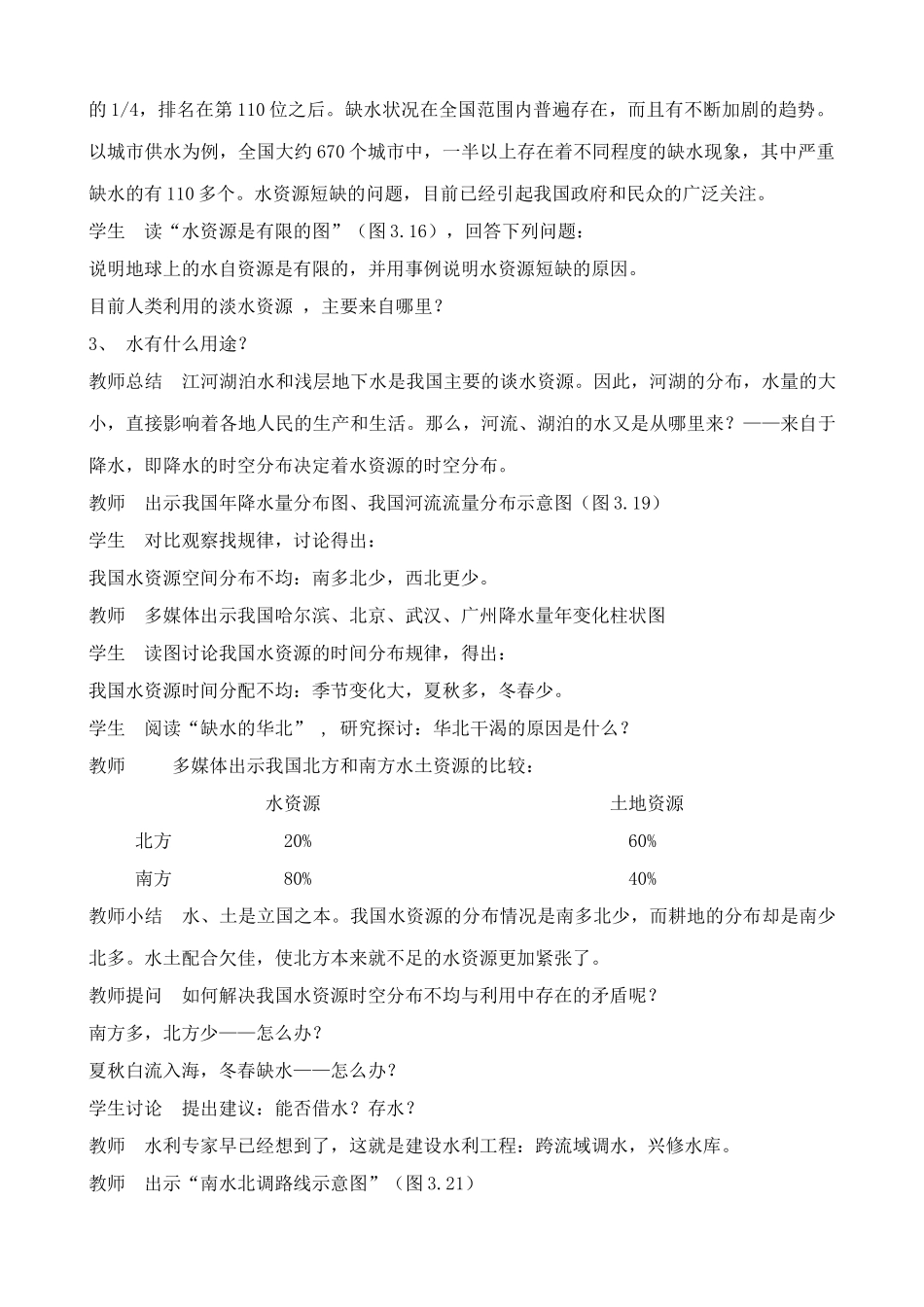 鲁教版七年级地理上册水资源(1)_第2页