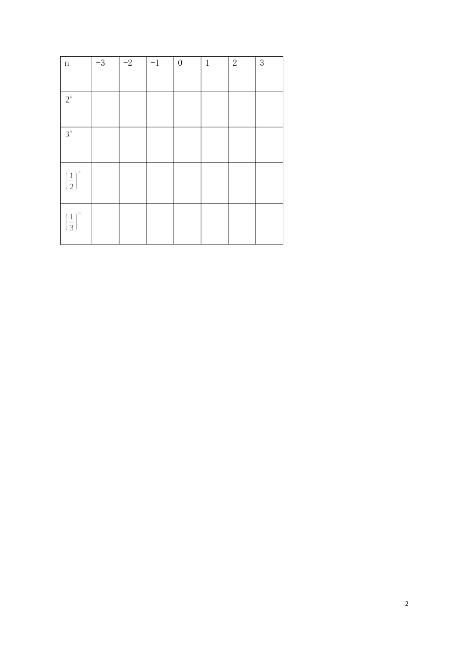 高中数学《指数函数》说课稿2 新人教A版必修1_第2页