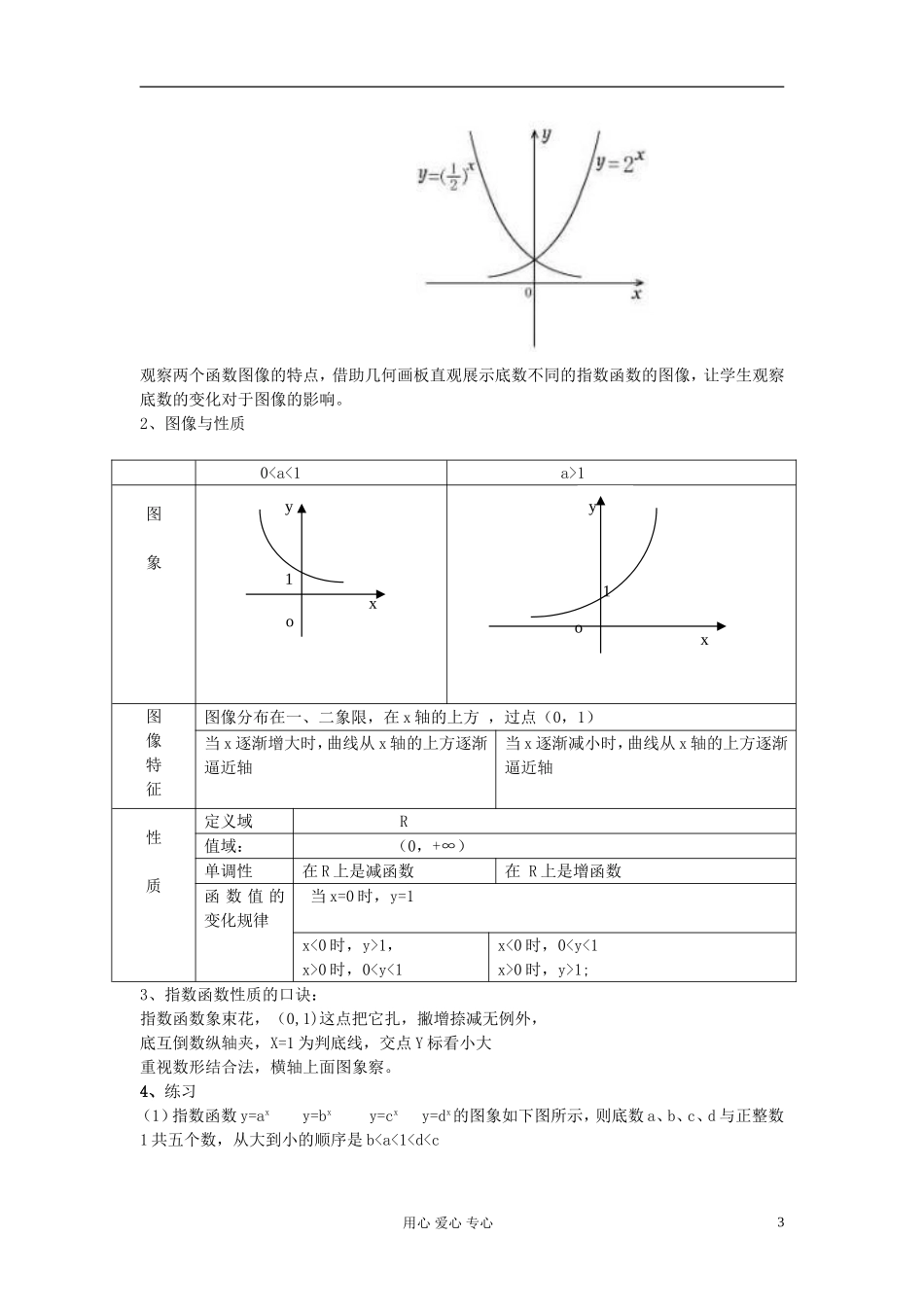 高中数学《指数函数》教案3 新人教A版必修1_第3页