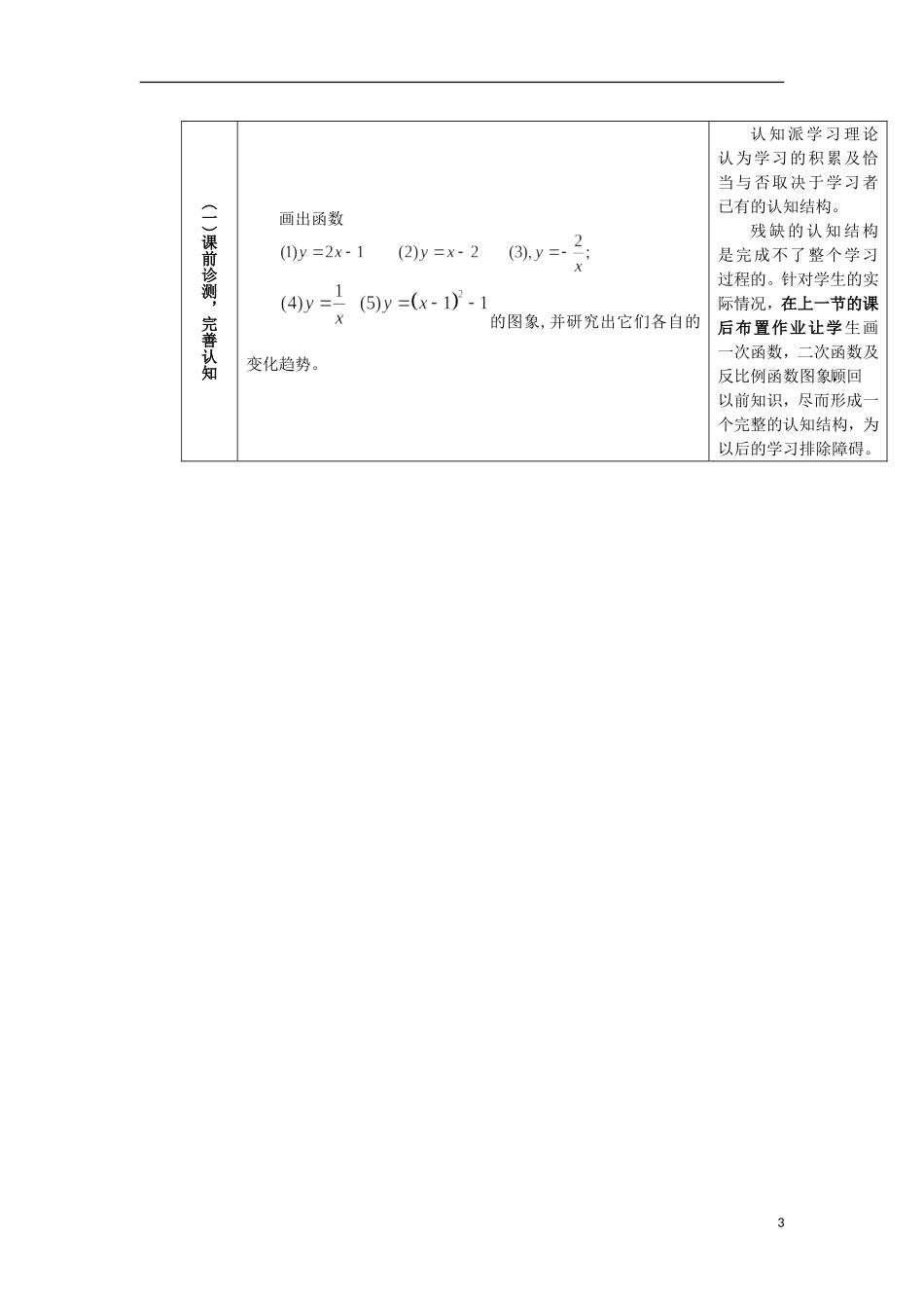 高中数学《函数的单调性》说课稿 新苏教版必修1_第3页