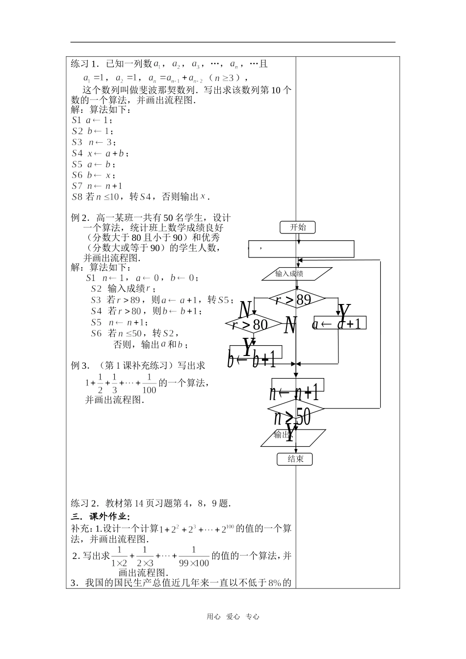 高中数学§1.2  流程图复习课新人教版必修1A_第2页