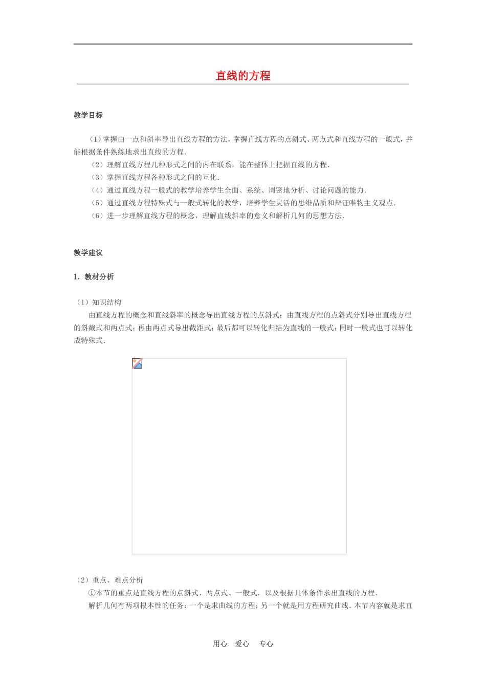 高中数学3.2　直线的方程　教案1人教版必修2_第1页