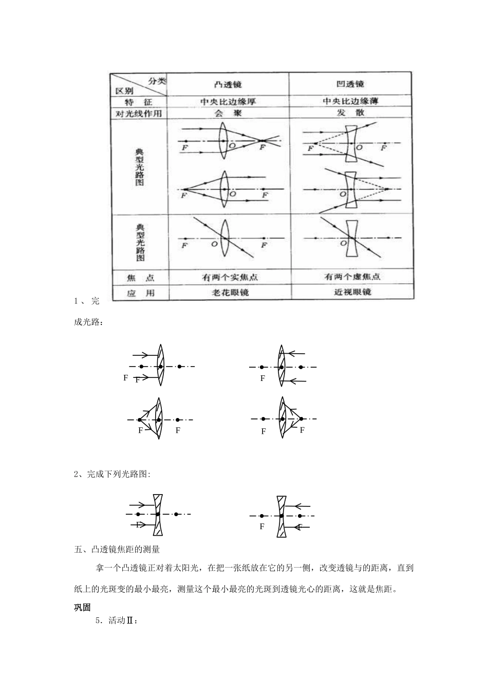 秋八年级物理上册 2.3《透镜成像》教案 （新版）上海教育版-人教版初中八年级上册物理教案_第3页