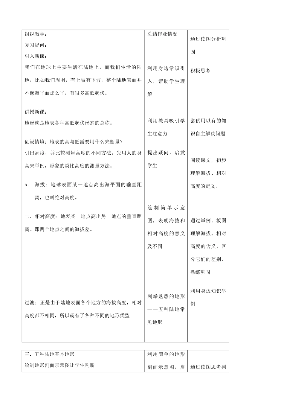 湘教版七年级地理上册世界的地形(1)_第2页