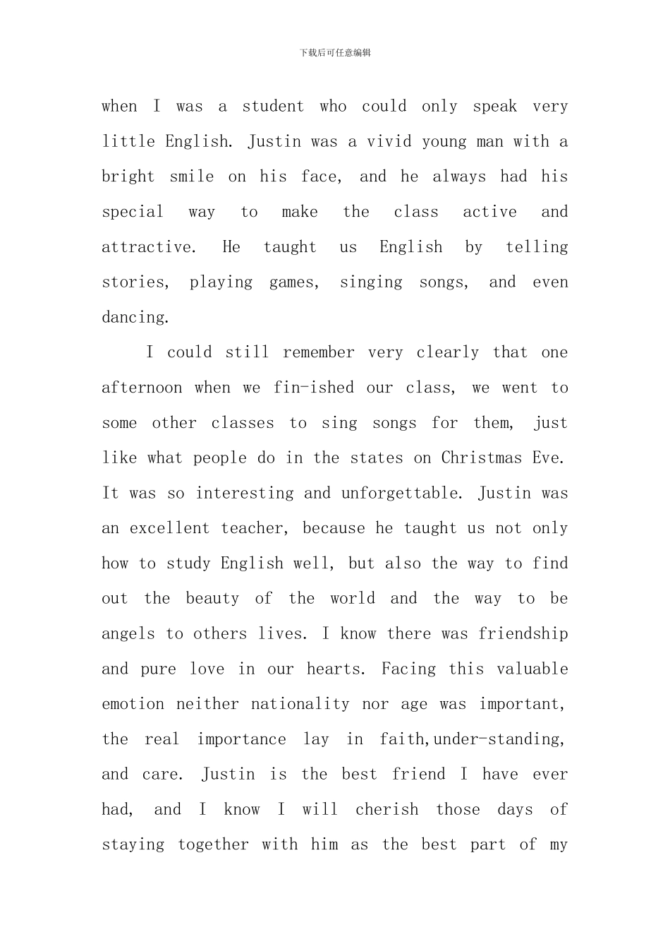 三分钟英语励志演讲稿_第3页