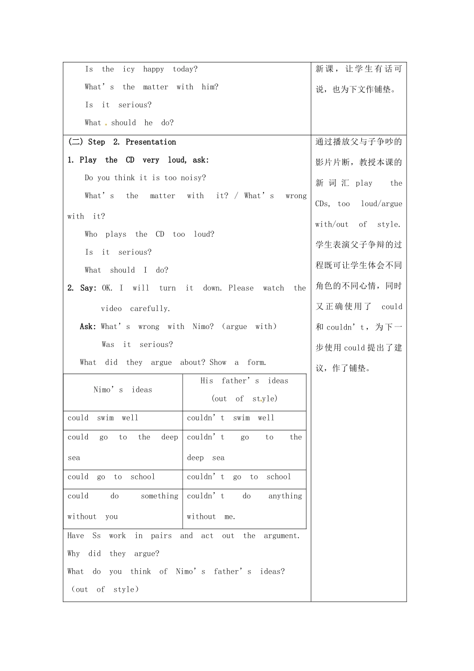 江西省贵溪市实验中学八年级英语下册《Uint 2 What should I do》教案 人教新目标版_第2页