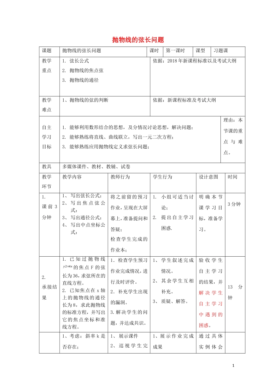 高中数学 第二章 圆锥曲线与方程 2.5 圆锥曲线复习课教案 新人教B版选修2-1-新人教B版高二选修2-1数学教案_第1页