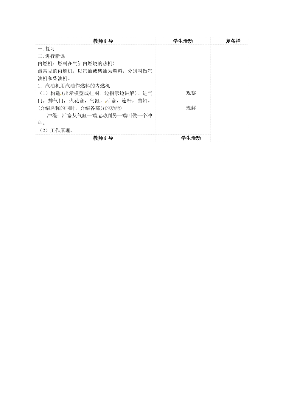 江苏省连云港市岗埠中学九年级物理上册 机械能内能转化教案（2） 苏科版_第2页
