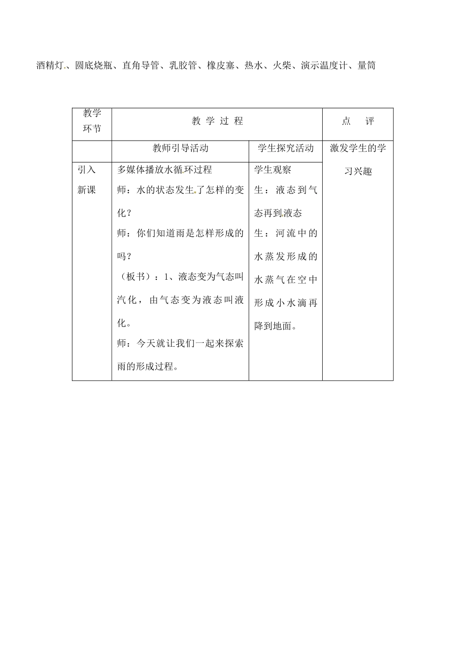 江苏省赣榆县汇文双语学校八年级物理上册《2.2汽化和液化（3）》教案_第2页